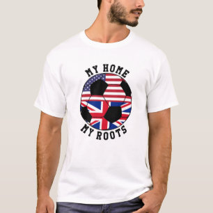 Camiseta Minha Casa Minhas Raízes O Futebol Da Bandeira Do 