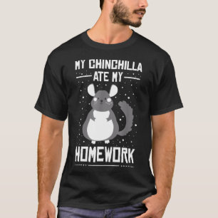 Camiseta Minha Chinchilla Comeu Meu Estudante De Casa Sarcá