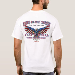 Camiseta Minha Cidade Oeste da Virgínia