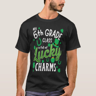 Camiseta Minha Classe 6 é Cheio De Carmas Sortudos Rua Patc