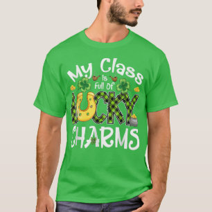 Camiseta Minha Classe É Cheio De Charmes Sortudos Professor