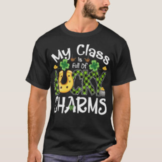 Camiseta Minha Classe É Cheio De Charmes Sortudos Professor