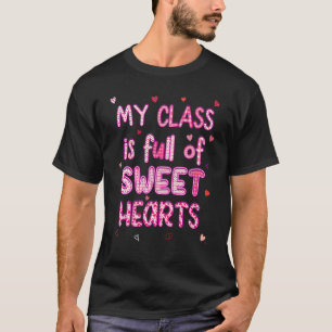 Camiseta Minha classe é Cheio de doces, citação bonitinha p
