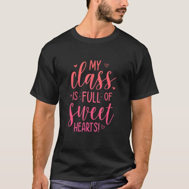 Camiseta Minha Classe É Cheio De Doces Professores Da Escol (Frente)