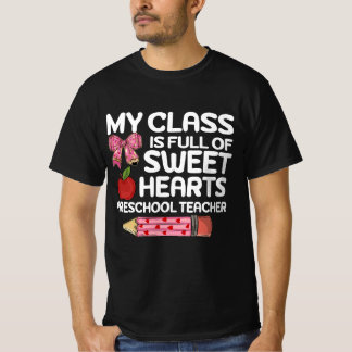 Camiseta Minha Classe É Cheio De Professora Da Pré-Escolas 