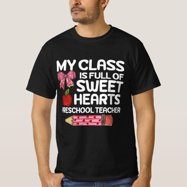 Camiseta Minha Classe É Cheio De Professora Da Pré-Escolas  (Frente)