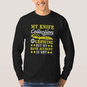 Camiseta Minha Coleção de Facas Está Crescendo Mas Minha Co