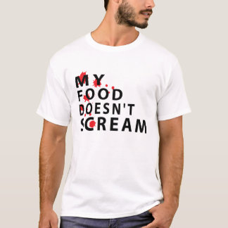 Camiseta Minha comida não grita