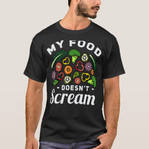 Camiseta Minha Comida Não Grita Contra Crueldade Animal Veg