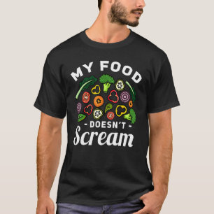 Camiseta Minha Comida Não Gritar Contra Crueldade Animal Ve