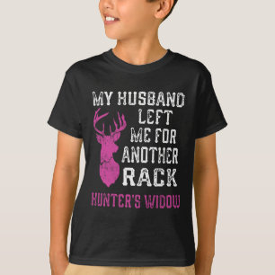Camiseta Minha companheira me deixou por outro caçador Viúv
