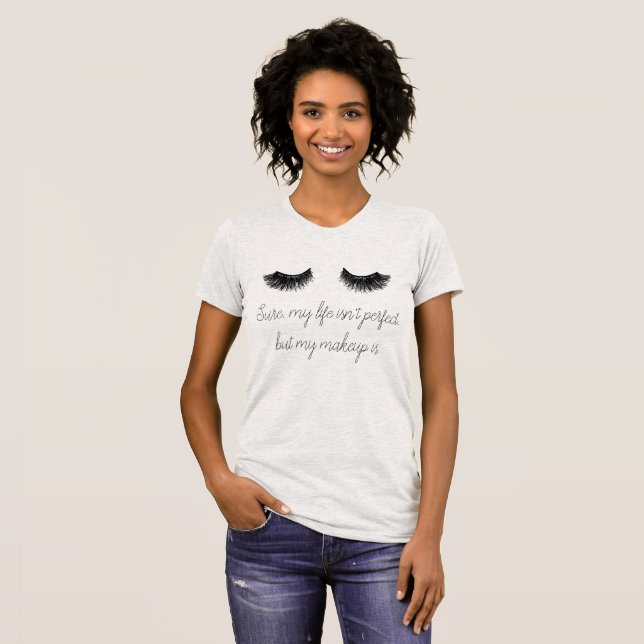 Camiseta "Minha composição é" T perfeito (Frente Completa)