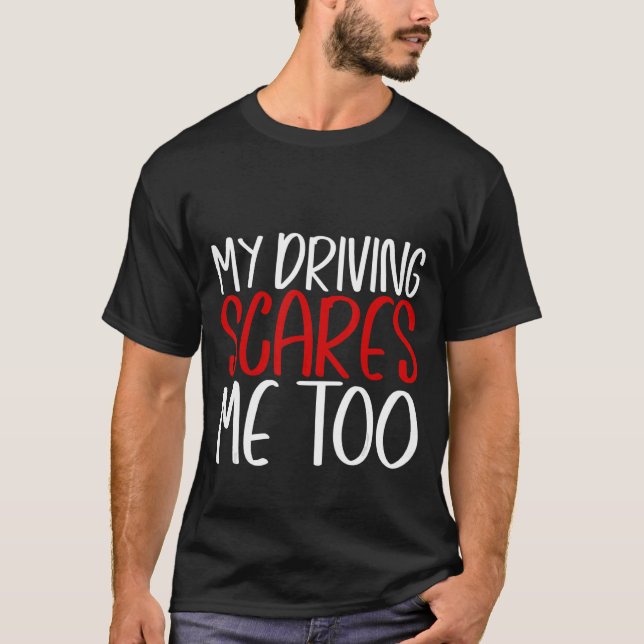 Camiseta Minha Condução Me Assusta Também (Frente)