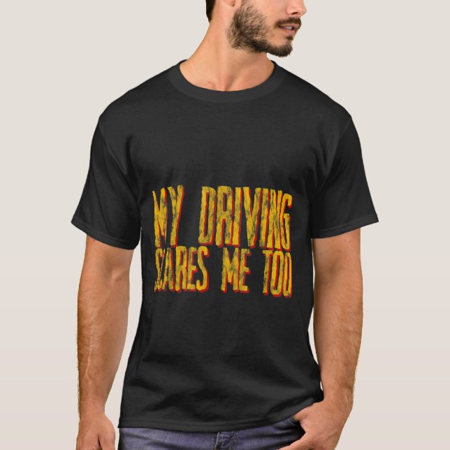 Camiseta Minha Condução Me Assusta Também (Frente)
