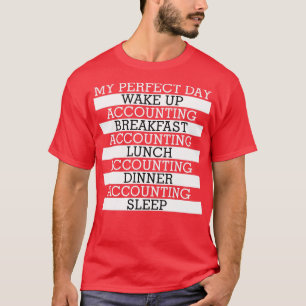 Camiseta Minha Contabilidade de Dia Perfeito