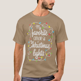 Camiseta Minha Cor Favorita É A Árvore Natal Nó