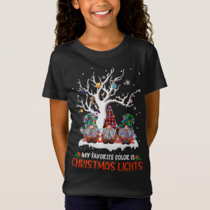 Camiseta Minha Cor Favorita É A Feliz Gnomo Das Luzes De Na