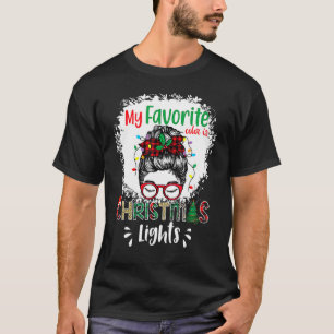 Camiseta Minha Cor Favorita É Luz De Natal Maluca Bun Ha