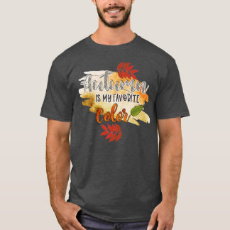 Camiseta Minha cor favorita é o outono