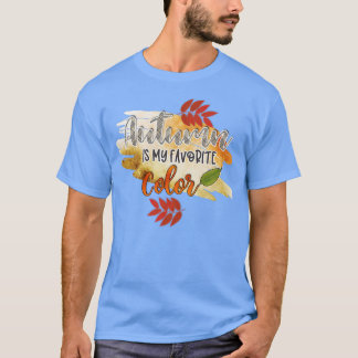 Camiseta Minha cor favorita é o outono