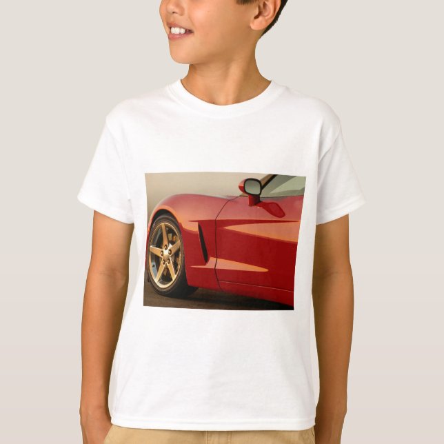 Camiseta Minha corveta vermelha (Frente)