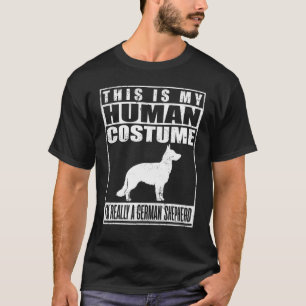 Camiseta Minha Costume Humana Sou Realmente Um Cachorro Ger