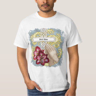 Camiseta Minha Cruz Cristã Amaryllis
