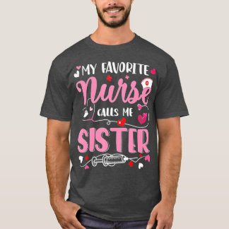 Camiseta Minha Enfermeira Favorita Me Chama De Dia de as mã