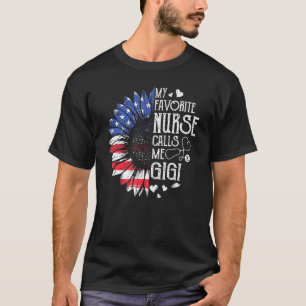 Camiseta Minha Enfermeira Favorita Me Chama de Gigi Bandeir