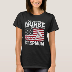 Camiseta Minha Enfermeira Favorita Me Chama de Madrasta Vin