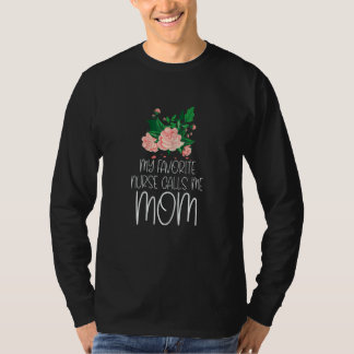 Camiseta Minha Enfermeira Favorita Me Chama de Mamãe Natal