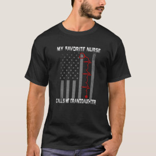 Camiseta Minha enfermeira favorita me chama de neta - USA F