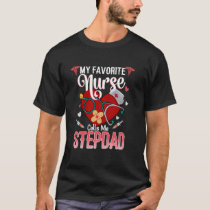 Camiseta Minha Enfermeira Favorita Me Chama de Padrasto - E