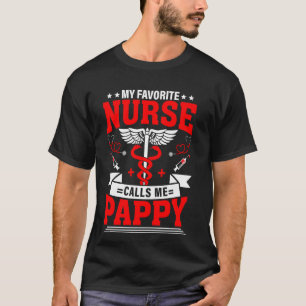 Camiseta Minha Enfermeira Favorita Me Chama de Papai Enferm