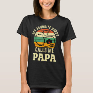Camiseta Minha Enfermeira Favorita Me Chama De Papai Enferm