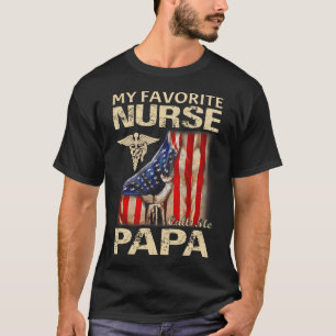 Camiseta Minha enfermeira favorita me chama de sinalizador