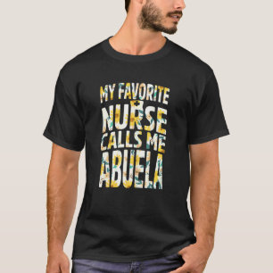 Camiseta Minha Enfermeira Favorita Me Chama De Vovó Enferme
