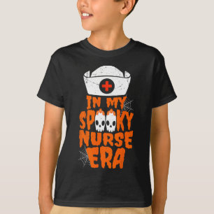 Camiseta Minha Enfermeira Spooky Era Dia de as Bruxas engra