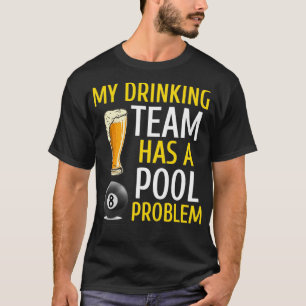 Camiseta Minha equipe de Bebendos tem um Bar com problemas