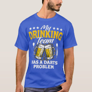 Camiseta Minha Equipe De Bebendos Tem Um Problema Com As Tr