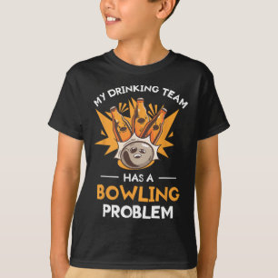 Camiseta Minha Equipe De Bebendos Tem Um Problema De Bolich