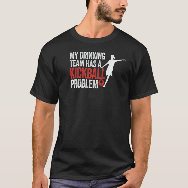 Camiseta Minha Equipe De Bebendos Tem Uma Festa De Problema (Frente)
