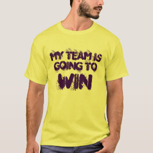 CAMISETA MINHA EQUIPE ESTÁ GANHANDO O T-SHIRT