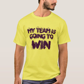 CAMISETA MINHA EQUIPE ESTÁ GANHANDO O T-SHIRT