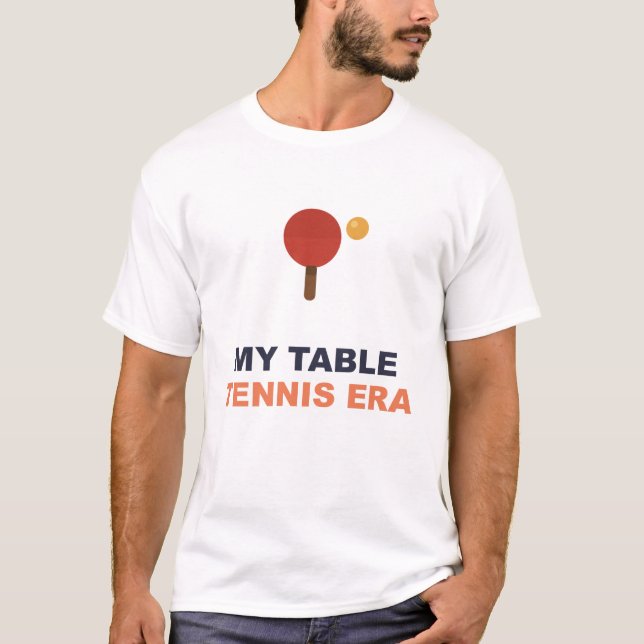 Camiseta Minha Era do Tênis de Mesa (Frente)