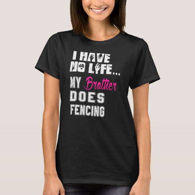 Camiseta Minha Esgrima Irmão (Frente)