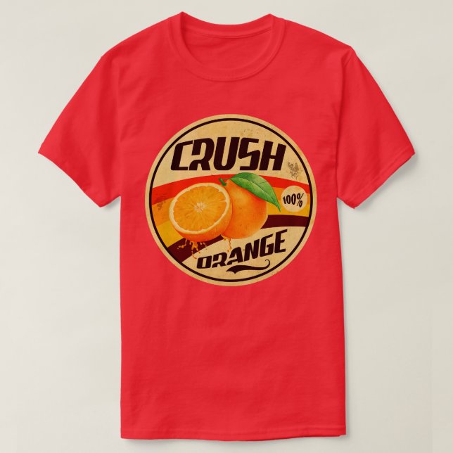 Camiseta Minha Esmagadora Laranja (Frente do Design)