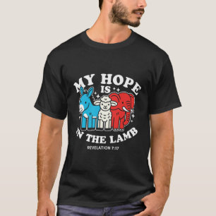 Camiseta Minha Esperança Está No Lamb Christian Jesus