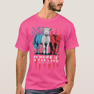 Camiseta Minha Esperança Está No Lamb Christian Jesus Donke