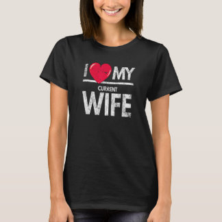 Camiseta Minha Esposa Atual Olhar Angustiado Por Yoray